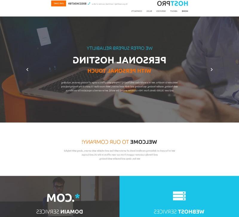 HostPro WordPress Theme